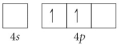 <strong>Choose the valence orbital diagram that represents the ground state of Se<sup>2</sup>⁻.</strong> A) B) C) D) E)