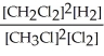 <strong>Express the equilibrium constant for the following reaction. 3 CH<sub>3</sub>Cl(g)+ 3/2 Cl<sub>2</sub>(g)⇔ 3 CH<sub>2</sub>Cl<sub>2</sub>(g)+ 3/2 H<sub>2(g)</sub></strong> A) K = B) K = C) K = D) K = E) K =