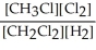 <strong>Express the equilibrium constant for the following reaction. 3 CH<sub>3</sub>Cl(g)+ 3/2 Cl<sub>2</sub>(g)⇔ 3 CH<sub>2</sub>Cl<sub>2</sub>(g)+ 3/2 H<sub>2(g)</sub></strong> A) K = B) K = C) K = D) K = E) K =