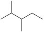 Name the following compound.   A)  2-methyl-3-methylhexane B)  heptane C)  2,3-dimethylpentane D)  3,4-dimethylpentane E)  2,4-dimethylpropane