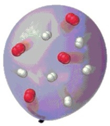 What does the illustration represent? (Ref: P3e p.78)    A) atomic element B) molecular element C) molecular compound D) ionic compound