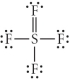 Choose the best Lewis structure for SF<sub>4</sub>. A)    B)    C)    D)    E)   