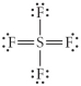 Choose the best Lewis structure for SF<sub>4</sub>. A)    B)    C)    D)    E)   