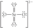 Choose the best Lewis structure for SeO<sub>4</sub><sup>2</sup>⁻. A)    B)    C)    D)    E)   
