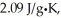 The enthalpy change for converting 1.00 mol of ice at -50.0°C to water at 70.0°C is   The specific heats of ice,water,and steam are     And   Respectively.For H<sub>2</sub>O,∆H<sub>fus </sub>= 6.01 kJ/mol,and ∆H<sub>vap </sub>= 40.67 kJ/mol. A) 12.28 B) 6.41 C) 13.16 D) 7154 E) 9.40