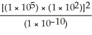 Without using a calculator,solve the following problem: <sub> </sub> <sub> </sub>   A)  1 × 10<sup>-6</sup> B)  1 × 10<sup>4</sup> C)  1 × 10<sup>24</sup> D)  1 × 10<sup>34</sup>