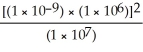 Without using a calculator,solve the following problem: <sub> </sub> <sub> </sub>   A)  1 × 10<sup>8</sup> B)  1 × 10<sup>1</sup> C)  1 × 10<sup>-13</sup> D)  1 × 10<sup>-20</sup>