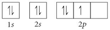 Choose the valence orbital diagram that represents the ground state of Zn. A)    B)    C)    D)    E)   