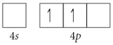 <strong>Choose the valence orbital diagram that represents the ground state of Se<sup>2</sup>⁻.</strong> A)   B)   C)   D)   E)   <div style=padding-top: 35px> 