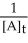 Which of the following represents the integrated rate law for a second-order reaction? A)    = - kt B)    -   = kt C)  [A]<sub>o</sub> - [A]<sub>t</sub> = - kt D)  k = Ae<sup>(Ea/RT) </sup> E)    =     - lnA