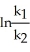 Which of the following represents the integrated rate law for a zeroth-order reaction? A)    = kt B)    -   = kt C)  [A]<sub>t</sub> - [A]<sub>o</sub> = - kt D)  k = Ae<sup>(-Ea/RT) </sup> E)    =     + lnA