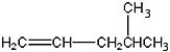 Name the following compound.   A)  2-methyl-4-pentene B)  1,1-dimethyl-3-butane C)  4-methyl-1-pentene D)  hexene E)  2-methylpentene