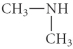 Name the following compound.   A)  methyl amine B)  diethyl sulfide C)  propanol D)  1-methanoate E)  dimethyl amine