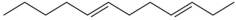 Choose the polyunsaturated fatty acid from the compounds below. A)    B)    C)    D)    E)   