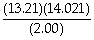 How many significant digits should be reported in the answer to the following calculation?   = A) 3 B) 4 C) 2 D) 5 E) none of the above