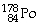 Which of the following isotopes contains the most number of neutrons? A)    B)    C)    D)    E)   