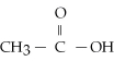Name the following compound:   A) ethanoate B) ethanoic acid C) ethanal D) ethanone E) none of the above