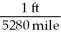 The distance from New York City to Washington,DC is approximately 235 miles.Identify the correct solution map to convert from miles to kilometers using the prefix multipliers and the given conversion factors: 1 mile = 5280 ft;1 ft = 12 in;1 in = 2.54 cm. A) 235 mile ×   ×    ×    ×    ×    B) 235 mile ×   ×    ×    ×    ×    C) 235 mile ×   ×    ×    ×    ×    D) 235 mile ×   ×    ×    ×    E) 235 mile ×   ×    ×    ×   