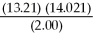 How many significant figures should be reported in the answer to the following calculation?   = A) 3 B) 4 C) 2 D) 5 E) none of the above