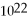 The number 6.022 ×    is six times larger than the number 6.022 ×    .