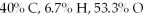 An unknown acid has a molar mass of 60.06 g/mol.Given the following percent composition,what is the molecular formula?   . A) C<sub>3</sub>H<sub>4</sub>O<sub>3</sub> B) CH<sub>2</sub>O C) C<sub>2</sub>H<sub>4</sub>O<sub>2</sub> D) C<sub>6</sub>H<sub>12</sub>O<sub>6</sub> E) none of the above