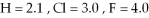 Consider the following electronegativity values:   Which molecule below would you expect to have the more polar bond? A) H<sub>2</sub> B) Cl<sub>2</sub> C) F<sub>2</sub> D) HCl E) HF