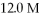 What is the final concentration of a solution prepared by diluting   Of   HCl to a final volume of   ? A) 0.504 M B) 3.50 M C) 0.420 M D) 0.350 M E) none of the above