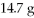 What is the change in the freezing point of a solution made by dissolving   Of C<sub>6</sub>H<sub>12</sub>O<sub>6</sub> into   Of water? The density of water is   And   A) 0.152°C B) 1.01°C C) 18.97°C D) 1.82°C E) none of the above