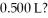 What is the final concentration (M) of a solution prepared by diluting 50.0 mL of a   Solution to a volume of   A) 1.67 B) 0.600 C) 0.0167 D) 3.0 E) none of the above