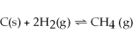 Decreasing the volume of the system below causes the reaction to shift towards the right.  