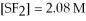 For the reaction   ,the equilibrium concentrations are as follows:   ,   ,   .The equilibrium constant is: A) 7.53 ×   B) 1.19 ×   C) 8.43   D) 1.33 ×   E) none of the above
