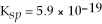 What is the molar solubility, (S) ,of FeS if the   For this substance? A) 1.2 ×   M B) 5.9 ×   M C) 7.7 ×   M D) 3.5 ×   M E) none of the above