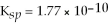 What is the [   ] at equilibrium,given AgCl,   ? A) 1.77 ×   M B) 1.33 ×   M C) 8.85 ×   M D) 3.54 ×   M E) not enough information