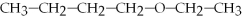 Name the following compound:   A) butyl ethyl ether B) hexyl ether C) ethyl butylone D) 2-hexone