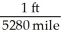 The distance from New York City to Washington,DC is approximately 235 miles.Identify the correct solution map to convert from miles to kilometers using the prefix multipliers and the given conversion factors: 1 mile = 5280 ft; 1 ft = 12 in; 1 in = 2.54 cm. A) 235 mile ×   ×   ×   ×   ×   B) 235 mile ×   ×   ×   ×   ×   C) 235 mile ×   ×   ×   ×   ×   D) 235 mile ×   ×   ×   ×   E) 235 mile ×   ×   ×   ×  