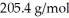 What is the value of n when the empirical formula is C<sub>3</sub>H<sub>5</sub> and the molecular mass is   ? A) 0.02 B) 5 C) 10 D) 140 E) none of the above