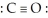 The Lewis structure for carbon monoxide is   This structures shows: A) 4 lone pairs and 1 bonding pair. B) 4 lone pairs and 3 bonding pairs. C) 2 lone pairs and 3 bonding pairs. D) 2 lone pairs and 1 bonding pair. E) none of the above