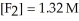 For the reaction   ,the equilibrium concentrations are as follows:   ,   ,   .The equilibrium constant is: A) 7.53 ×   B) 1.19 ×   C) 8.43   D) 1.33 ×   E) none of the above
