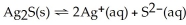 For the reaction   ,   and the equilibrium concentration of silver ion is   M.What is   A) 0.0038 B) 9.6   C) 2.6 ×   D) 1.0   E) none of the above