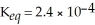 For the reaction   ,   ,and the equilibrium concentration of sulfide ion is   .What is   A) 0.052 M B) 0.32 M C) 0.015 M D) 0.10 M E) none of the above