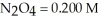 Calculate the concentration of NO<sub>2</sub> in an equilibrium mixture given that the concentration of   and   for the reaction:    A) 0.0663 M B) 0.00440 M C) 227.3 M D) 15.1 M E) none of the above