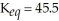 Calculate the concentration of NO<sub>2</sub> in an equilibrium mixture given that the concentration of   and   for the reaction:    A) 0.0663 M B) 0.00440 M C) 227.3 M D) 15.1 M E) none of the above