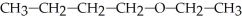 Name the following compound:   A) butyl ethyl ether B) hexyl ether C) ethyl butylone D) 2-hexone