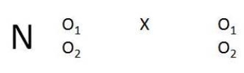 <strong>Figure TB 10-9 What design is shown in the accompanying figure?</strong> A)double pretest B)switching replications C)nonequivalent dependent variables D)regression point displacement