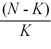 Logistic growth of a population is represented by dN/dt = A)    . B)  rmax N. C)  rmax N (K + N) . D)  rmax N   . E)  rmax N   .