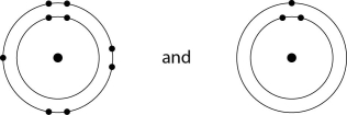 Which one of the following pairs of atoms would be most likely to form ions and thus an ionic bond? A)    B)    C)    D)    E)   