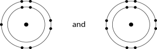 Which one of the following pairs of atoms would be most likely to form ions and thus an ionic bond? A)    B)    C)    D)    E)   