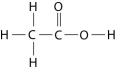   Figure 2.10 -How many grams of the compound in Figure 2.10 would be required to make 1 L of a 0.5 M solution? (carbon = 12, oxygen = 16, hydrogen = 1)  A)  29 B)  30 C)  60 D)  150 E)  342
