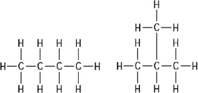   Figure 3.1 The two molecules shown in Figure 3.1 are best described as A)  optical isomers. B)  enantiomers. C)  structural isomers. D)  cis-trans isomers.