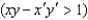 Mac Rowe doesn't sweat the petty stuff. In fact, he just cannot detect small differences. He consumes two goods, x and y. He prefers the bundle   to the bundle   if and only if   . Otherwise he is indifferent between the two bundles.  a. Show that the relation of indifference is not transitive for Mac. (Hint: Give an example.) b. Show that the preferred relation is transitive for Mac.